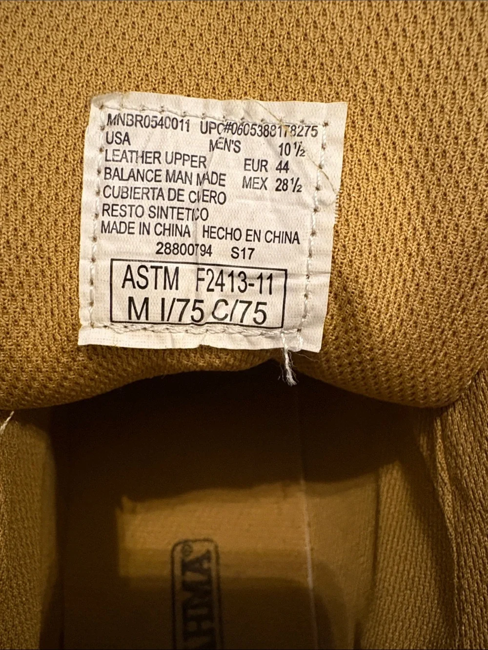 Brahma 6” leather work boots size 10.5